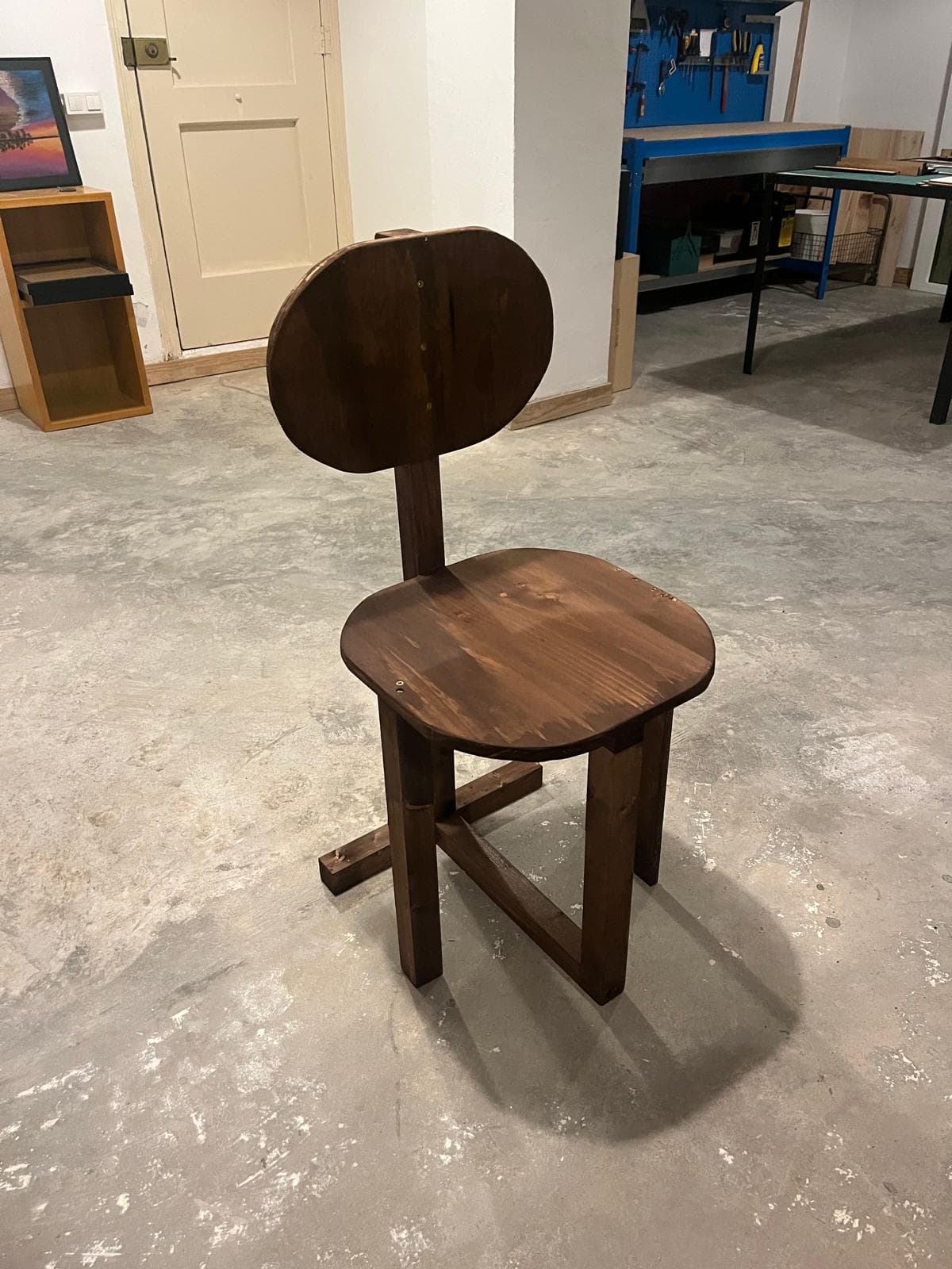 Silla de madera